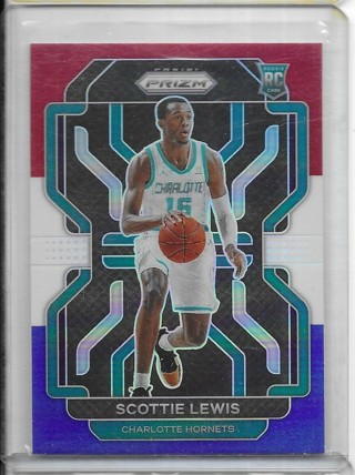 Scottie Lewis 2021-22 Prizm Prizms Red White & Blue #287