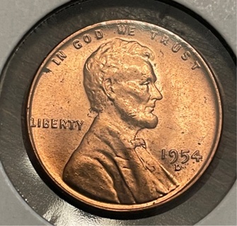 1954 D Lincoln Wheat Back GEM Brilliant Uncirculated 