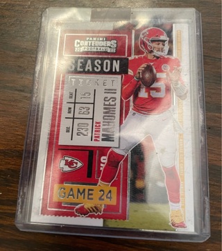 2020 Panini Contenders Patrick Mahomes ll SEASON TICKET #2 Kansas City Chiefs 