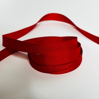 Christmas Red 3/8” Wide Grosgrain Ribbon