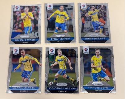 2016 Panini Prizm euro soccer lot