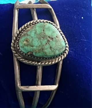 Antique Native American Tortoise Turquoise 23.56 gm Bracelet 23.56 gm 