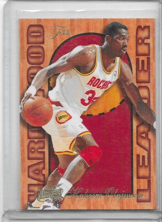 Hakeem Olajuwon 1995-96 Flair Hardwood Leader #10