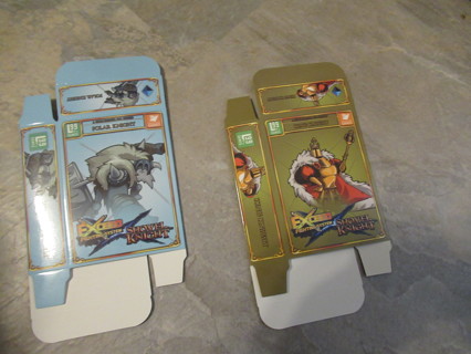 New -Lot of 2 -Foldable boxes to carry your trading or gaming cards.
