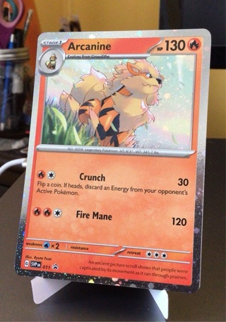 Arcanine Pokemon Card