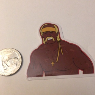 Hulk Hogan sticker read description before bidding 