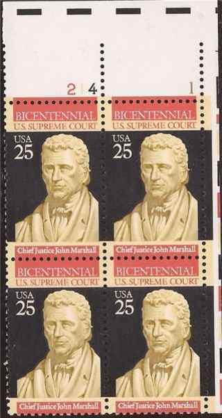 4 new 25cent bicentennial usa stamps