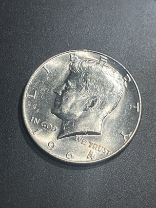 1964 Silver Kennedy Half dollar 