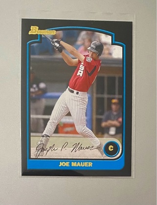 Joe Mauer rookie card