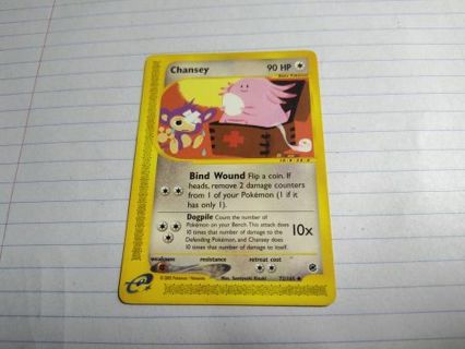 Pokemon Chansey Expedition Set 2002 #1