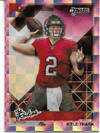 2021 DONRUSS KYLE TRASK PRIZM REFRACTOR INSERT CARD