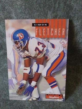 Football Trading Card Simon Fletcher