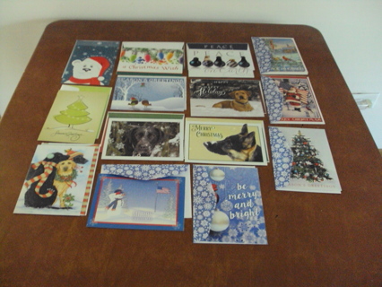 New Christmas Cards Lot of 14 Habitat, DAV, Guiding Eyes