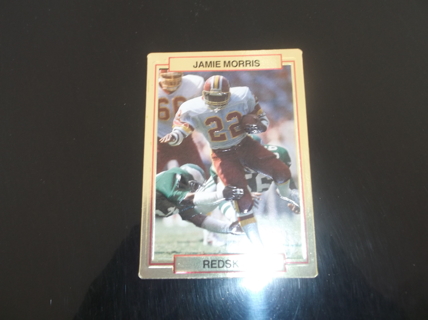 1989 Action Packed  test   Jamie Morris   card  #   27  Washington Redskins 