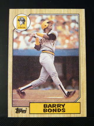 1987 Topps #320 Barry Bonds Rookie Card (Pirates)