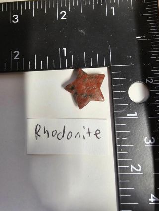 Rhodonite Crystal/Healing stone Star Shape
