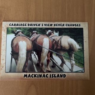 Mackinac Island Post Card