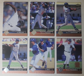 1997 Upper Deck Traded Series 12 different Cards - All Listed