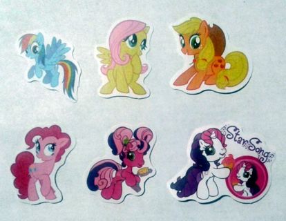 Six My Little Pony Stickers #2