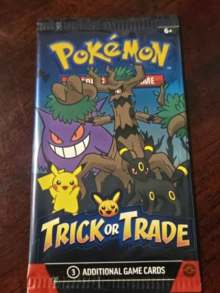 2024 pokemon trick or trade booster pack 3 additional game cards