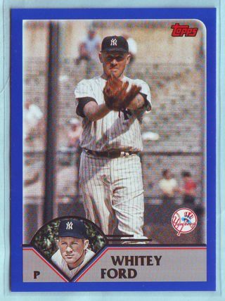 2023 Topps Archives Whitey Ford Baseball Card # 275 Yankees