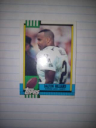 1990 Topps NFLPA Football Card