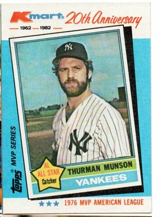 1982 Topps Kmart Thurman Munson