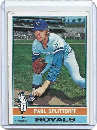 1976 TOPPS PAUL SPLITTORFF CARD