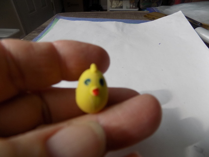 Mini little yellow bird  1/2 inch