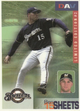 2002 Disabled American Veterans Ben Sheets Card