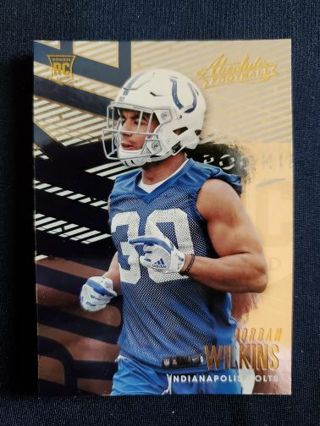 2018 Panini Absolute Rookie Jordan Wilkins