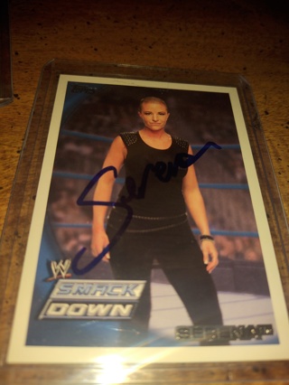 Wwe diva veteran Serena autograph 