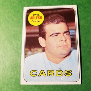 1969 - TOPPS BASEBALL CARD NO. 341 - DAVE ADLESH - CARDINALS