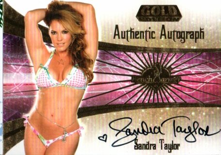 2007 Benchwarmer Gold Sandra Taylor Autograph
