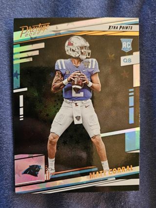 2022 Panini Prestige Xtra Points Astral Rookie Matt Corral