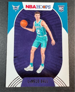 Lamelo Ball ROOKIE 2020 Panini Hoops #223 Charlotte Hornets