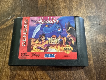  Vintage Sega Genesis Aladdin Game