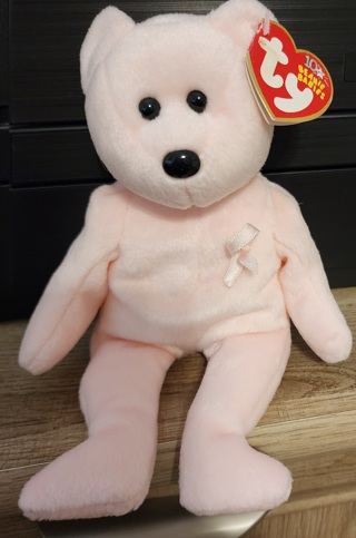 NEW - TY Beanie Baby Bear - "Cure"