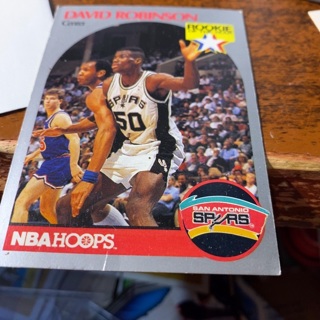 1990 hoops David robinson rookie basketball card 