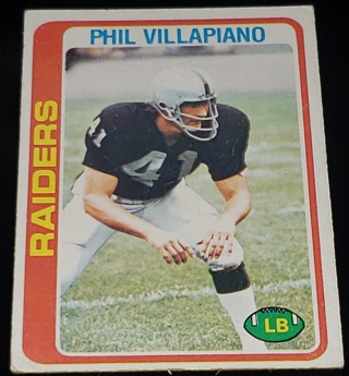 ♨️♨️ 1978 Topps Phil Villapiano Football card # 149 Oakland Raiders  ♨️♨️ 