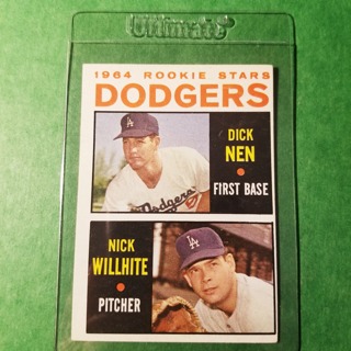 1964 - TOPPS BASEBALL CARD NO. 14 - 1964 ROOKIE STARS - DODGERS - EXMT+