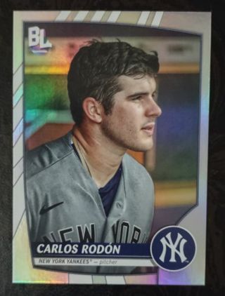 2023 Topps Big League Silver Foil Parallel Carlos Rodon NY Yankees MLB