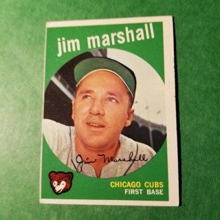 1959 - TOPPS BASEBALL CARD NO. 153 - JIM MARSHALL - CUBS