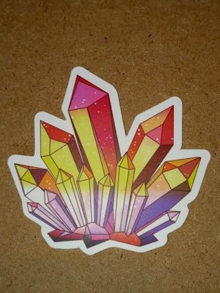 Cool new vinyl sticker no refunds regular mail only off center little