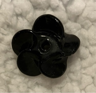 Unique Glass Dark Bead