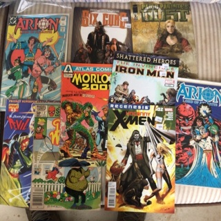 9 comics x-men, iron man & more lot CB-A3