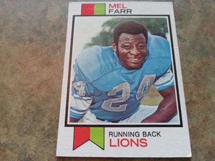 1973 TOPPS MEL FARR DETROIT LIONS FOOTBALL CARD# 519