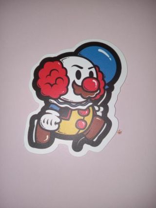 IT! Clown Horror Movie Reusable Waterproof Fade proof Sticker Decal