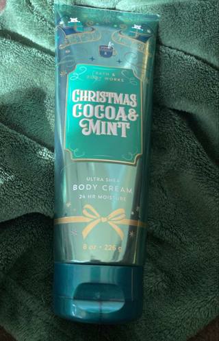 Bath & Body Works Christmas Cocoa & Mint Body Cream