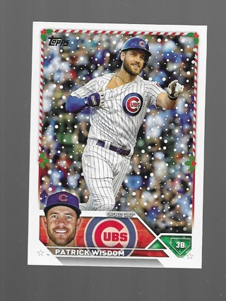 2023 TOPPS HOLIDAY PATRICK WISDOM #126